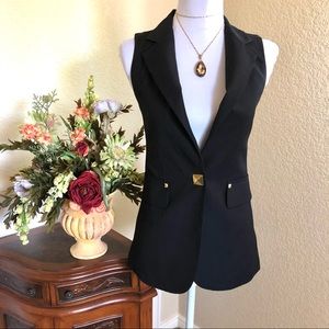 NWOT Priorities Collared Vest